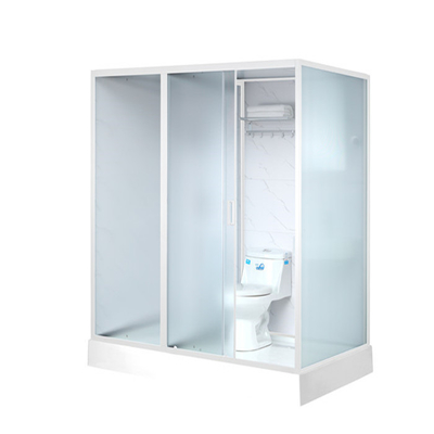 Buồng tắm vòi hoa sen Khay nhựa acrylic màu trắng 2000 * 1160 * 2150mm mặt trước bằng nhôm trắng mở