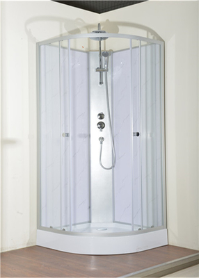 Cabin tắm có khay acrylic trắng 850*850*2250cm nhôm trắng