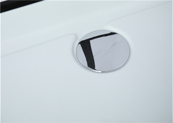 Buồng tắm Trắng Acrylic ABS Khay 1600 * 1200 * 2150mm nhôm trắng