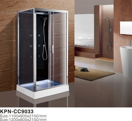Cabin tắm với khay acrylic trắng 1100 * 800 * 2150cm nhôm silic