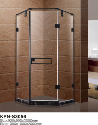 màu đen 900x900mm Hình dạng Dimond Quầy tắm ở góc Bảo quản nhiệt độ bình thường