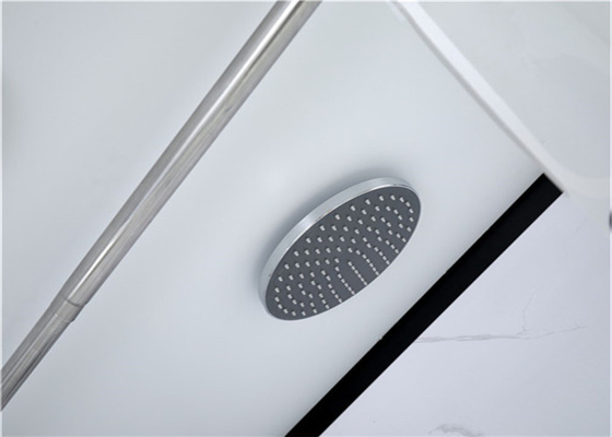 Buồng tắm trắng Acrylic ABS Khay 1700 * 1200 * 2150mm nhôm đen