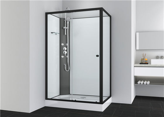 Buồng tắm trong phòng tắm, Bộ vòi sen góc 4 góc 1100 X 800 X 2250 mm Nhôm BLack