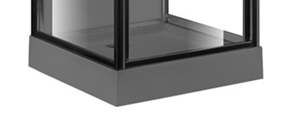 Cửa Pivot Cabin tắm kính cường lực trong suốt 4mm với khay acrylic màu đen